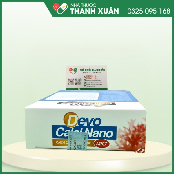 Devo Calci Nano - Bổ sung canxi, vitamin D3 cho cơ thể